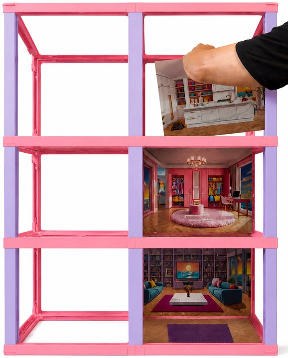 Snapping a scene panel into the frame