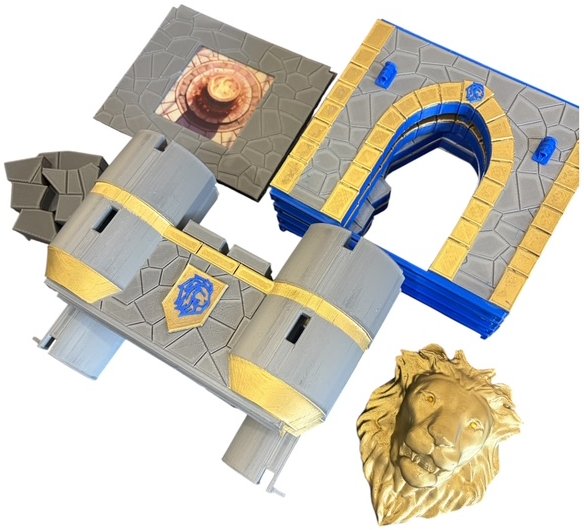 Castle facade components