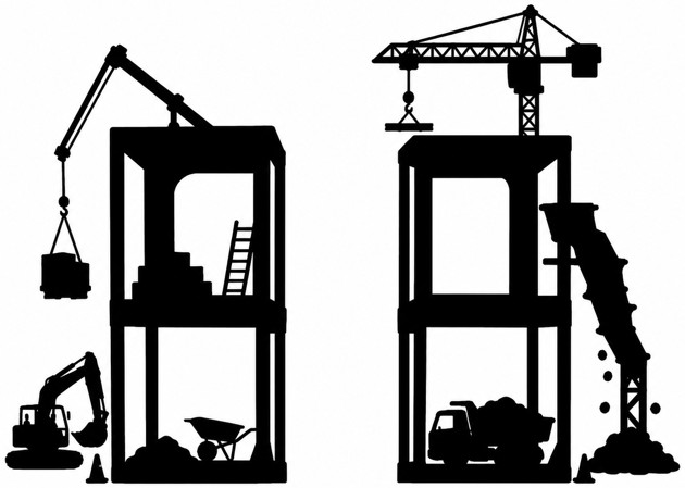 Future world concept — construction