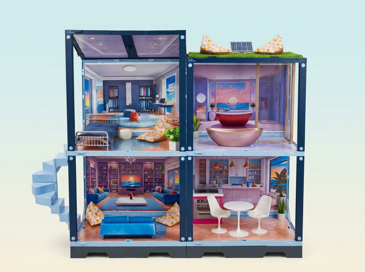 SnapScenes modular playset render
