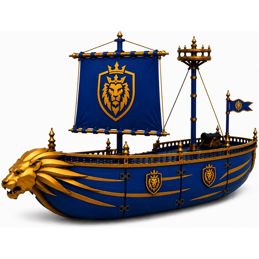 SnapScenes Sea Lion pirate ship playset